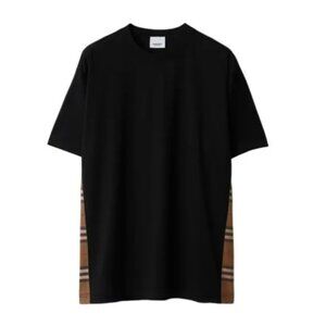 Burberry Women’s Caris Side Check T-Shirt Black M 8085109